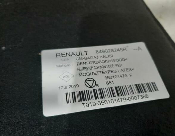 Vloeren kofferbak RENAULT Clio V (BF)