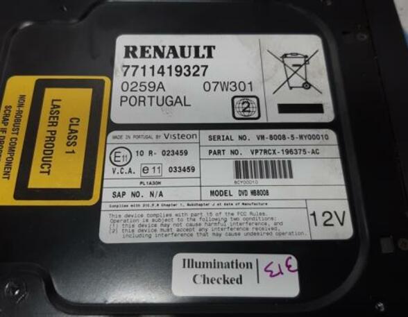 DVD-Player RENAULT Espace IV (JK0/1)