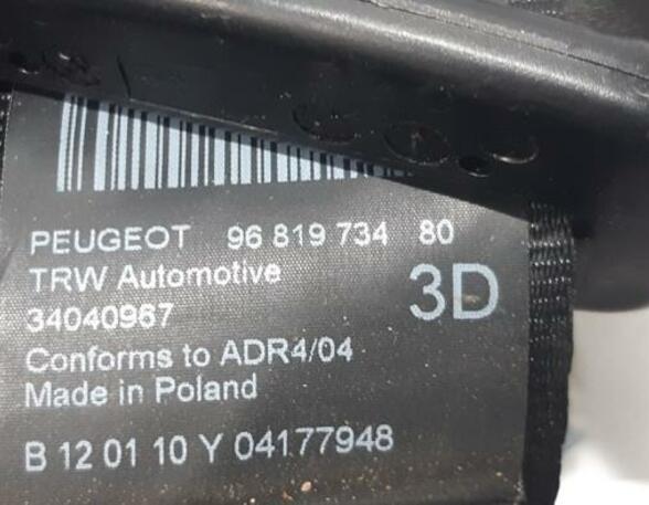 8975SR Sicherheitsgurt rechts hinten PEUGEOT 5008 P16154315