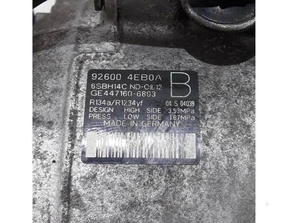 926004EB0A Klimakompressor RENAULT Kadjar (HA, HL) P11608388