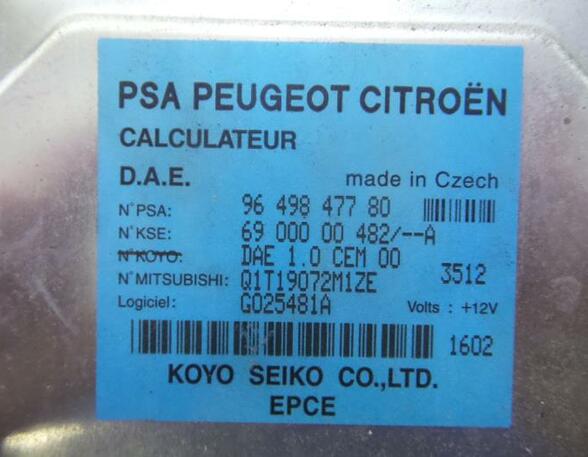 Power Steering Control Unit CITROËN C3 Pluriel (HB)