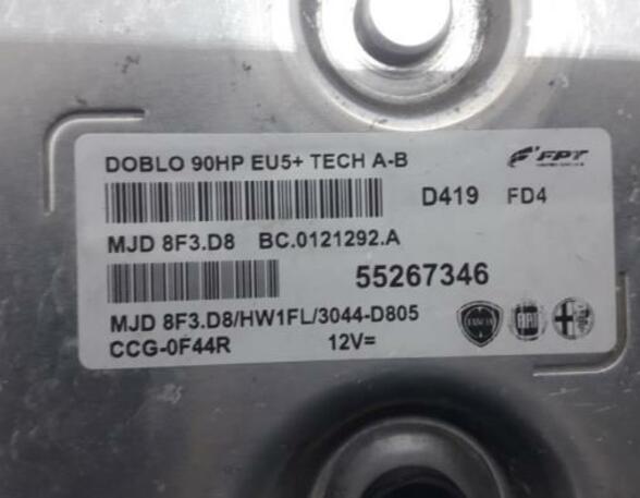 MJD8F3D8 Steuergerät Motor FIAT Doblo Kombi (263) P15239114