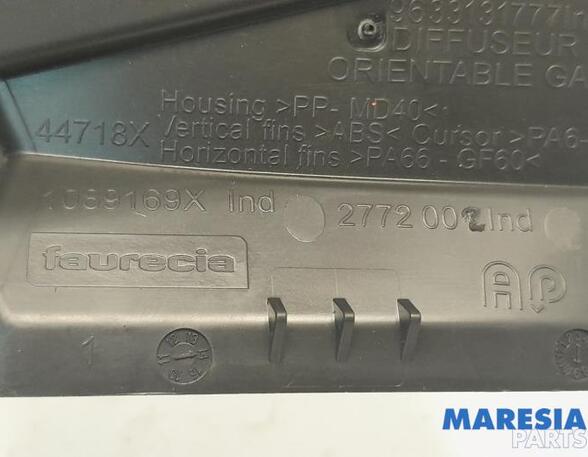 Dashboard ventilation grille PEUGEOT 208 I (CA, CC)