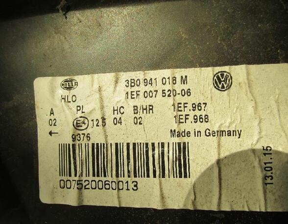 Koplamp VW Passat Variant (3B5)
