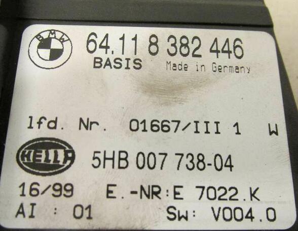 Heizungsbetätigung Klima BMW 3 (E46) 318I 87 KW