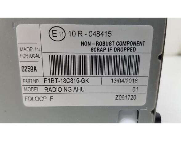 P13577814 Audio-Verstärker FORD Fiesta VI (CB1, CCN) E1BT18C815GK