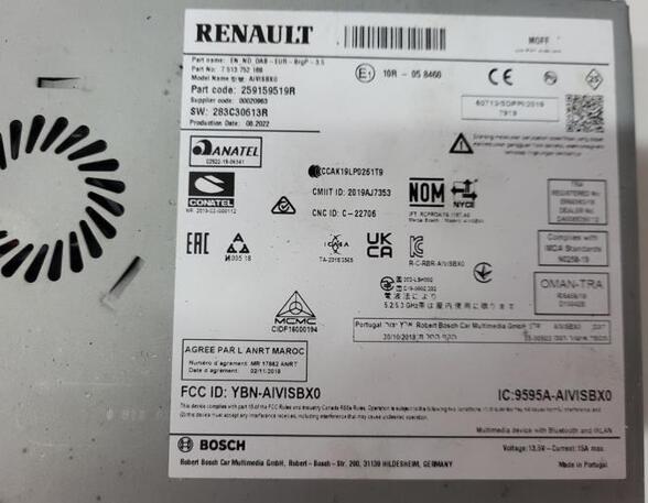 Audio Amplifier RENAULT Clio V (BF), RENAULT Clio V (B7)