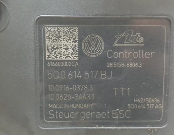 Abs Hydraulic Unit VW Golf VII (5G1, BE1, BE2, BQ1)