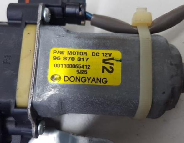 P16037238 Motor Fensterheber CHEVROLET Aveo Schrägheck (T200, T250) 96870317