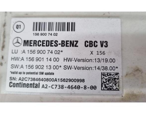 Regeleenheid MERCEDES-BENZ CLA Coupe (C117)