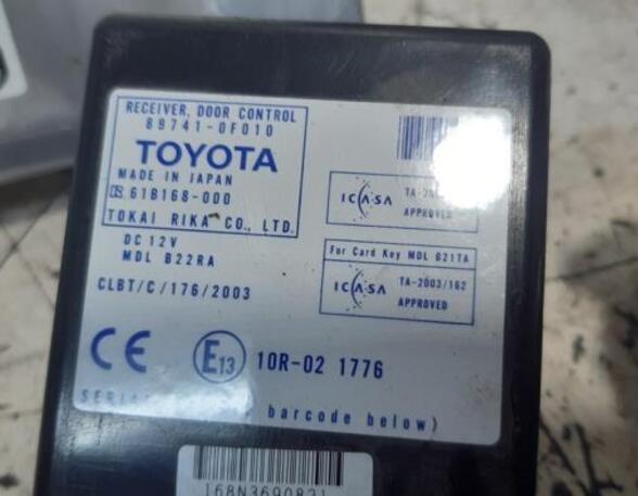 Controller TOYOTA Corolla Verso (R1, ZER, ZZE12)