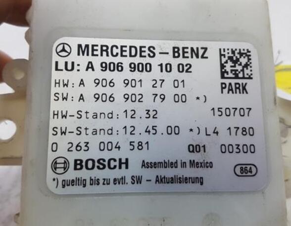 Parking Aid Control Unit MERCEDES-BENZ Sprinter 3,5-T Kasten (906)