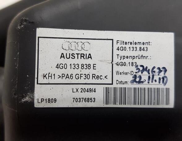 P9259263 Luftfiltergehäuse AUDI A7 Sportback (4G) 4G0133838E