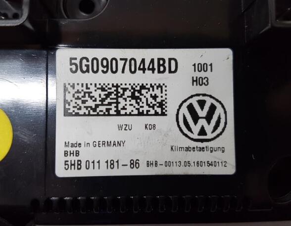 P12495730 Heizungsbetätigung (Konsole) VW Golf VII Variant (5G) 5G0907044BD