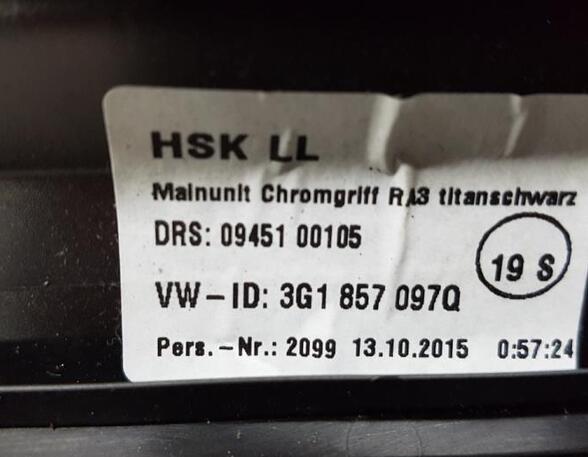 P12799253 Handschuhfach VW Passat B8 Variant (3G) 3G1857097Q