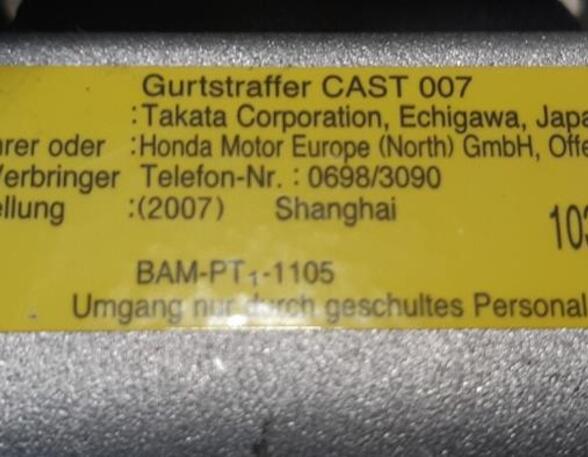 P16857435 Sicherheitsgurt rechts vorne HONDA Jazz II (GD, GE) 1038170