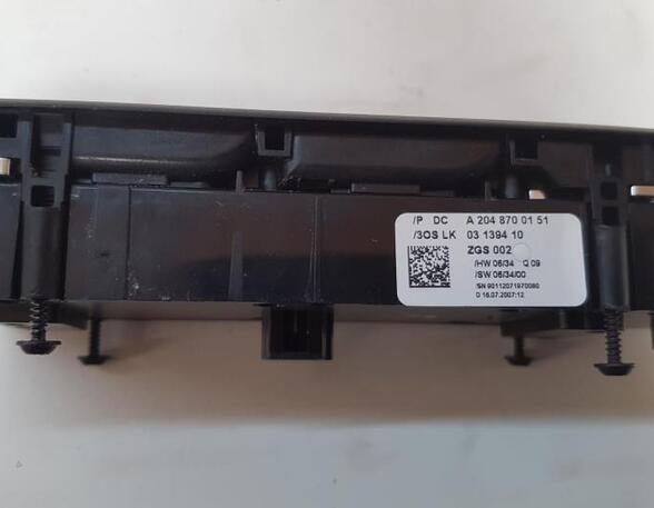 P10326225 Schalter für Fensterheber MERCEDES-BENZ C-Klasse (W204) A2048700151