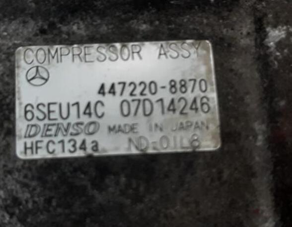 P17080921 Klimakompressor MERCEDES-BENZ A-Klasse (W168) 6SEU14C