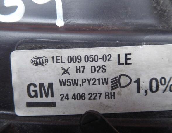 Hauptfernscheinwerfer rechts Xenonscheinwerfer mit Steuergerät OPEL OMEGA B (V94) 2.6 V6 132 KW