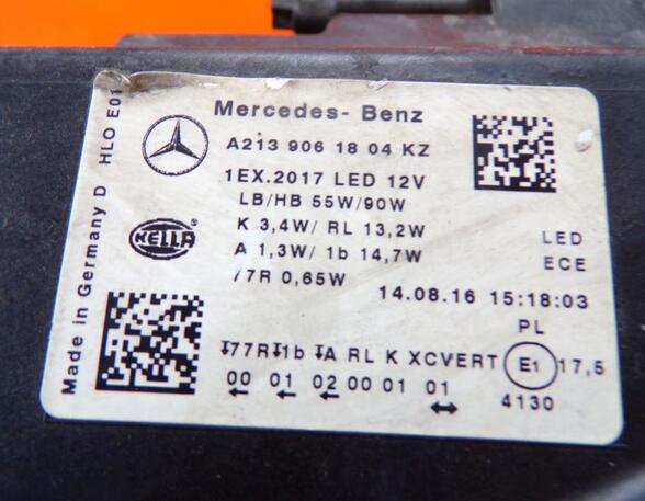 Headlight MERCEDES-BENZ E-Klasse (W213)