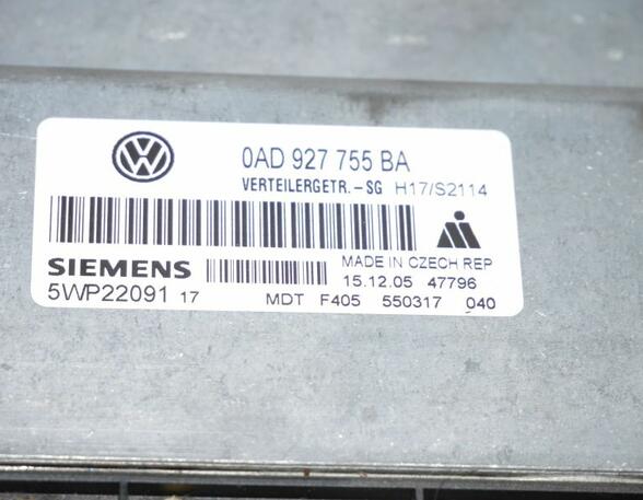 Steuergerät Verteilergetriebe 0ad927755ba VW TOUAREG (7LA  7L6  7L7) 3.0 V6 TDI 165 KW