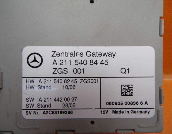 Steuergerät Gateway MERCEDES-BENZ E-KLASSE (W211) E 220 CDI 125 KW