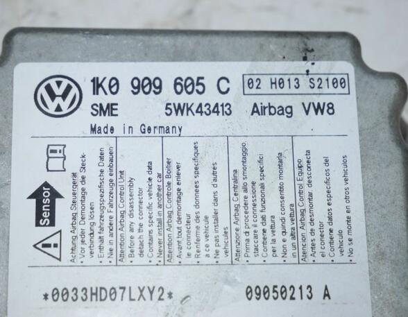 Regeleenheid airbag VW Golf V (1K1)