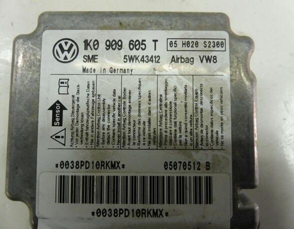 Steuergerät Airbag  VW GOLF V VARIANT (1K5) 1.9 TDI 77 KW