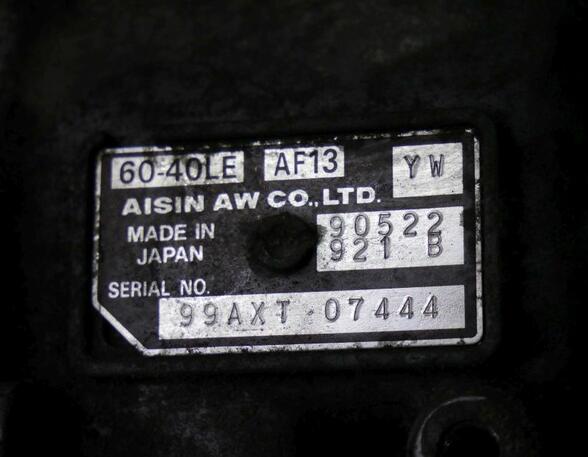 Getriebe Automatikgetriebe 60-40LE / AF13 / 99AXT07444 OPEL VECTRA B (36_) 1.6I 16V 74 KW