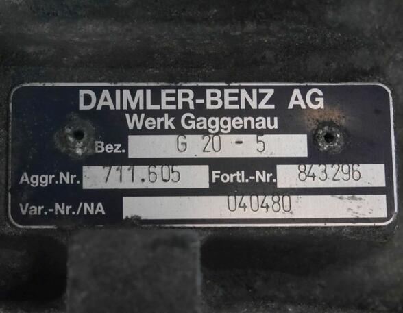 Manual Transmission MERCEDES-BENZ Sprinter 2-T Kasten (B901, B902)