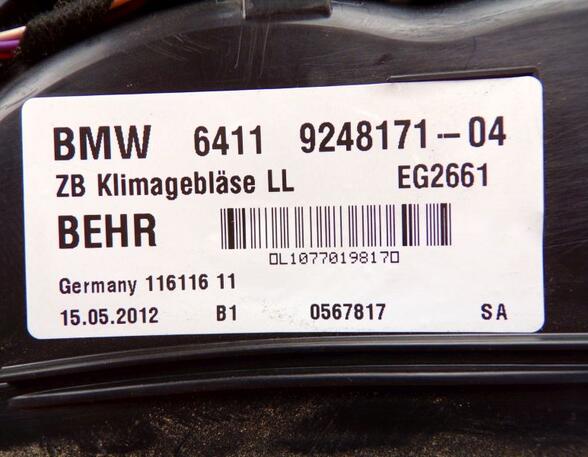 Innenraumgebläse FürFÜR HEIZUNG / KLIMA MIT GEBLÄSEREGLER BMW 5 TOURING (F11) 535D 230 KW