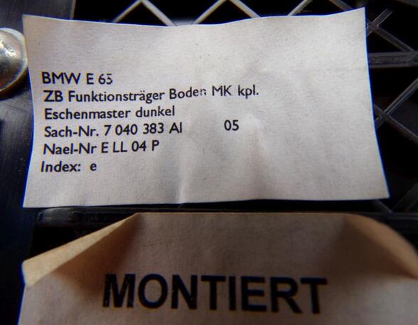 Aschenbecher mitte vorn Nur Steckdose  ( Esche Maser Dunkel ) BMW 7 (E65  E66  E67) 745I  LI 245 KW