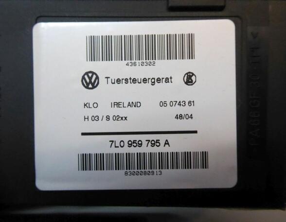 Raambedieningsmechanisme VW Touareg (7L6, 7L7, 7LA)