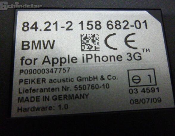 Freisprecheinrichtung APLLE IPHONE 3G BMW 3 TOURING (E91) 320D 110 KW