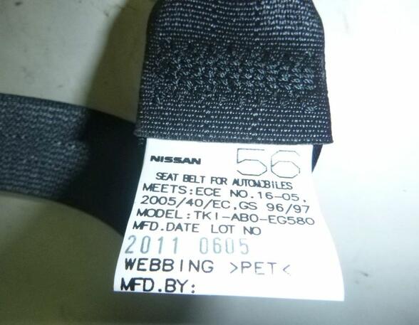 Safety Belts NISSAN Micra IV (K13)