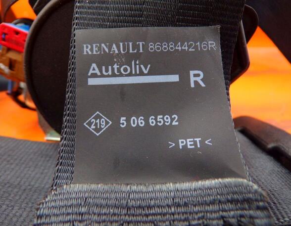 Safety Belts RENAULT Captur I (H5, J5), RENAULT Clio IV (BH)