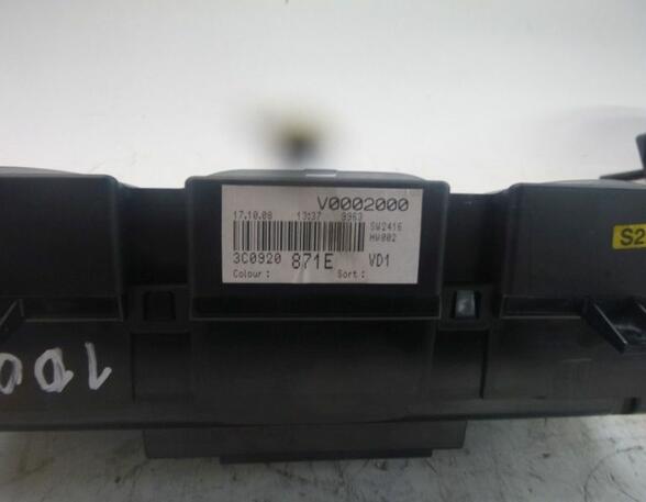 Tachometer KOMBIINSTRUMENT VW PASSAT (3C2) 2.0 TDI 125 KW