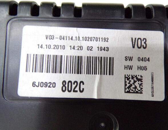 Tachometer KOMBIINSTRUMENT SEAT IBIZA IV SPORTCOUPE (6J1  6P5) 2.0 TDI 105 KW