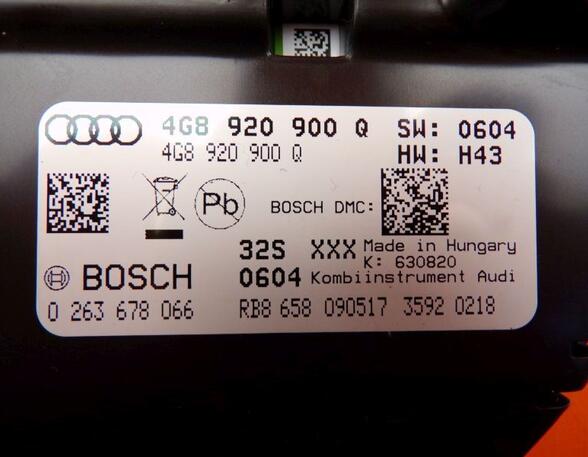 Tachometer KOMBIINSTRUMENT AUDI A6 AVANT 3 0 TDI 160 KW