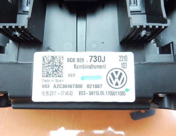 Tachometer  VW POLO (6C1  6R1) 1.2 TSI 16V 66 KW