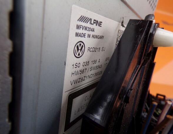 Bedienelement  Klimaanlage CD-RADIO VW UP! (121  122  123  BL1  BL2  BL3) 1.0 55 KW