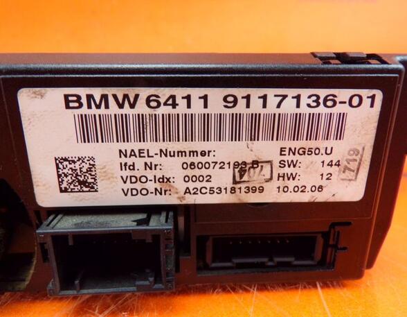 Bedienelement  Klimaanlage  BMW 1 (E87) 120I 110 KW