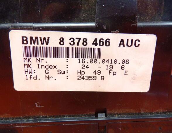 Bedienelement  Klimaanlage HEIZUNG BMW 3 (E36) 318I 85 KW