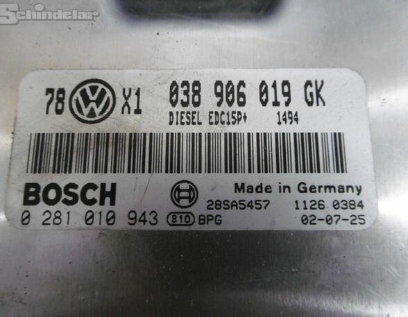 Motorsteuergerät  VW PASSAT VARIANT (3B6) 1.9 TDI 74 KW