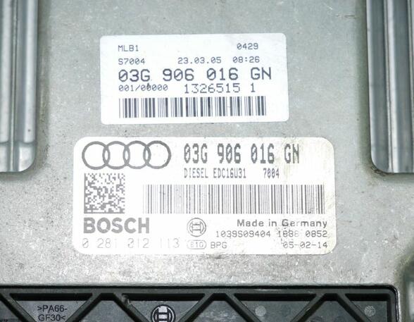 Motorsteuergerät  AUDI A4 (8EC  B7) 2.0 TDI 103 KW