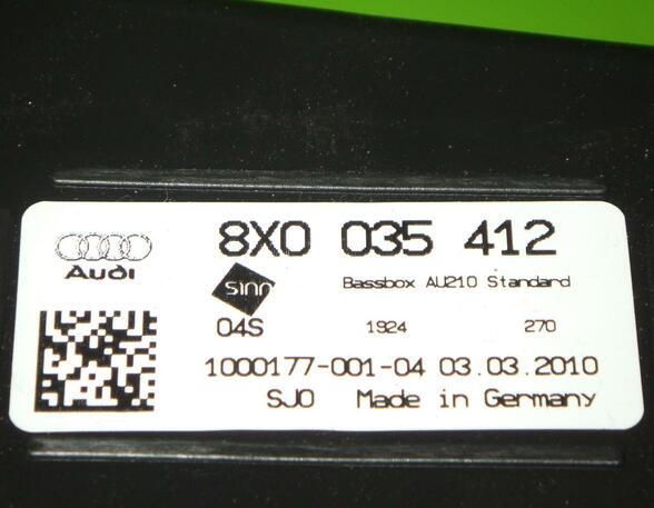 Luidsprekersysteem AUDI A1 (8X1, 8XK), AUDI A1 Sportback (8XA, 8XF)