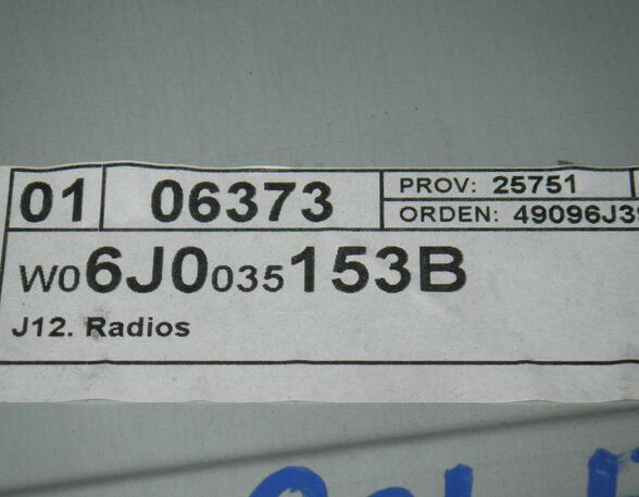 Radio SEAT Ibiza IV (6J5, 6P1), SEAT Ibiza IV Sportcoupe (6J1, 6P5)