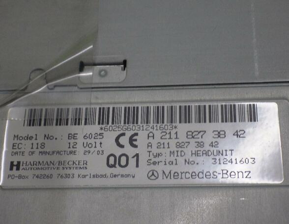 Radio MERCEDES-BENZ E-Klasse T-Model (S211)