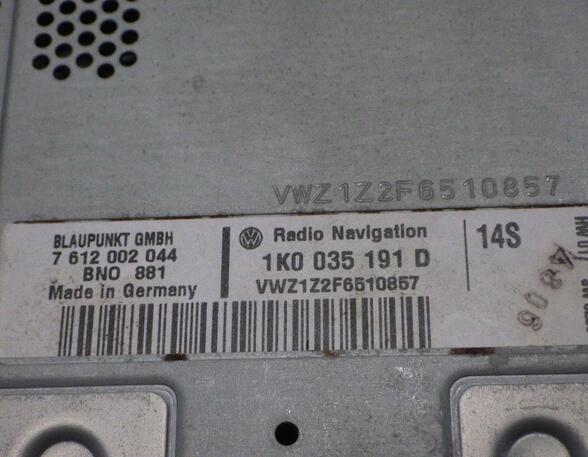 Radio / navigation system combination VW Jetta III (1K2), VW Passat (3C2)