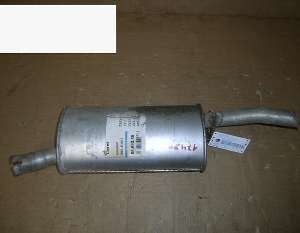 Front Silencer OPEL Corsa A CC (93, 94, 98, 99)